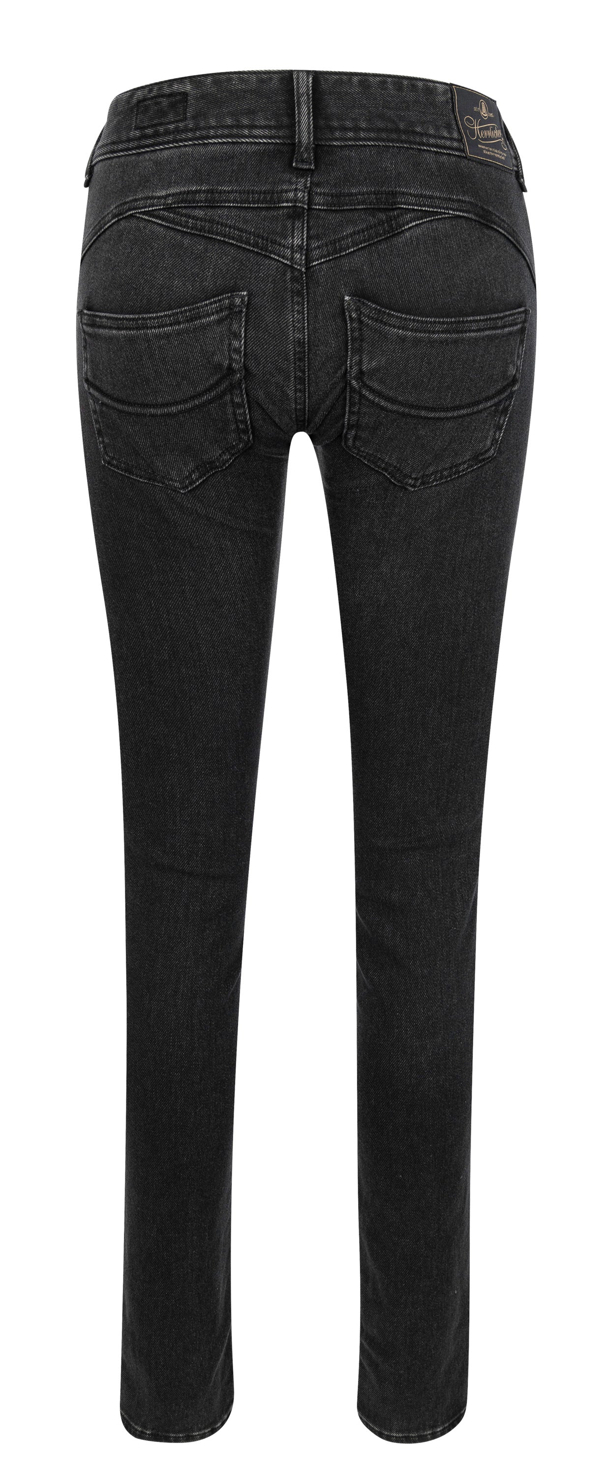HERRLICHER GILA Slim Organic Denim Thermo - Night Worn Black - 5606-OD333-950