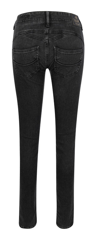 HERRLICHER GILA Slim Organic Denim Thermo - Night Worn Black - 5606-OD333-950