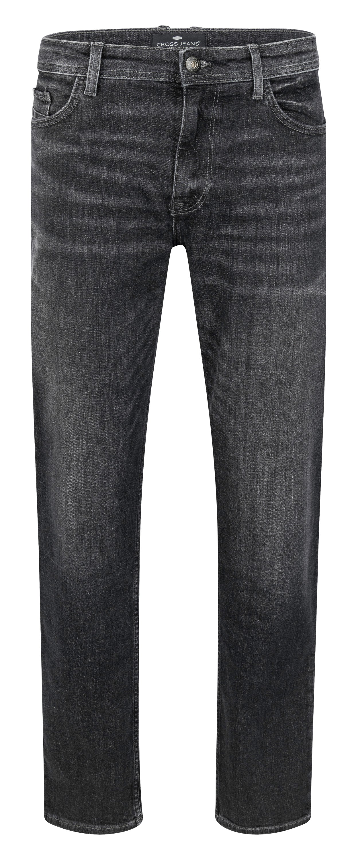 CROSS JEANS Antonio Five Pocket - Charcoal Storm Denim - E161-309