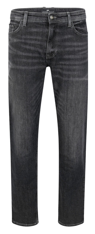CROSS JEANS Antonio Five Pocket - Charcoal Storm Denim - E161-309