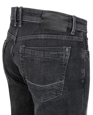 CROSS JEANS Antonio Five Pocket - Charcoal Storm Denim - E161-309
