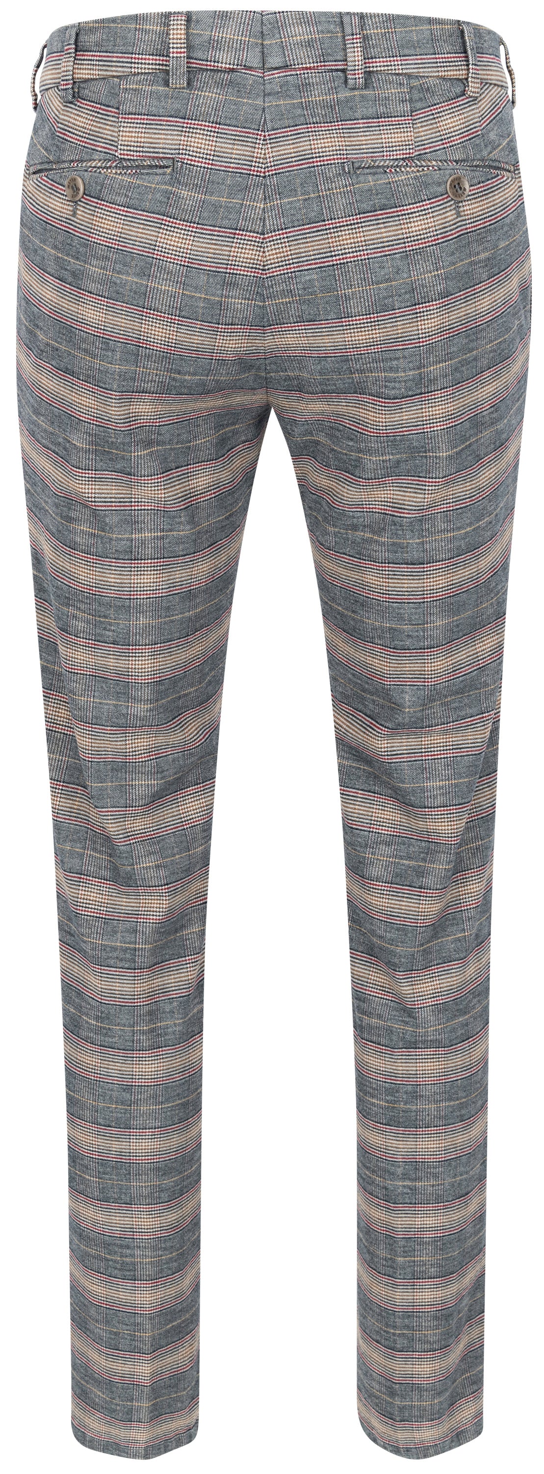 MEYER HOSEN Bonn Chino - Harbor Tartan Beige - Bonn 2-8604-42