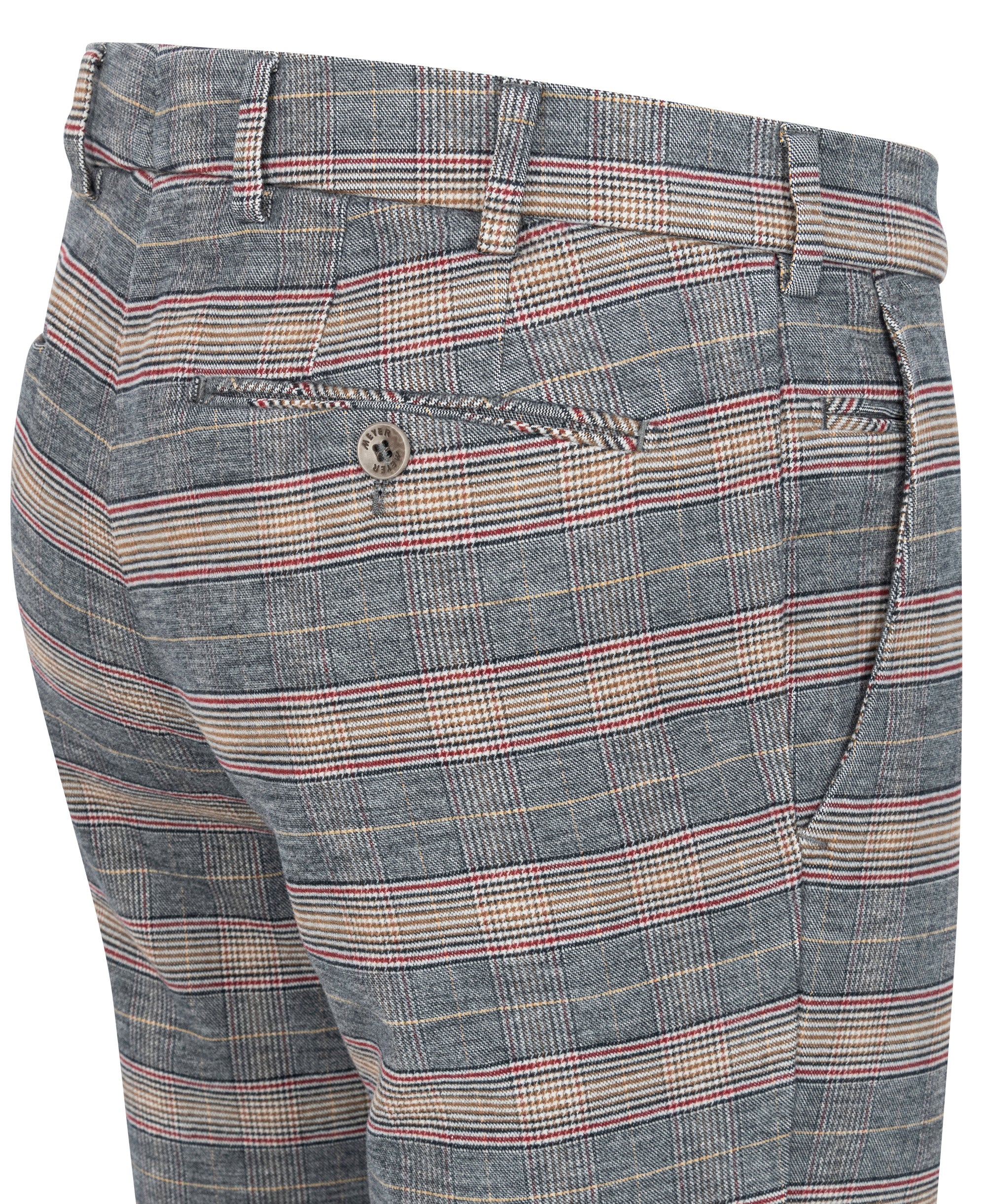 MEYER HOSEN Bonn Chino - Harbor Tartan Beige - Bonn 2-8604-42 von MEYER HOSEN