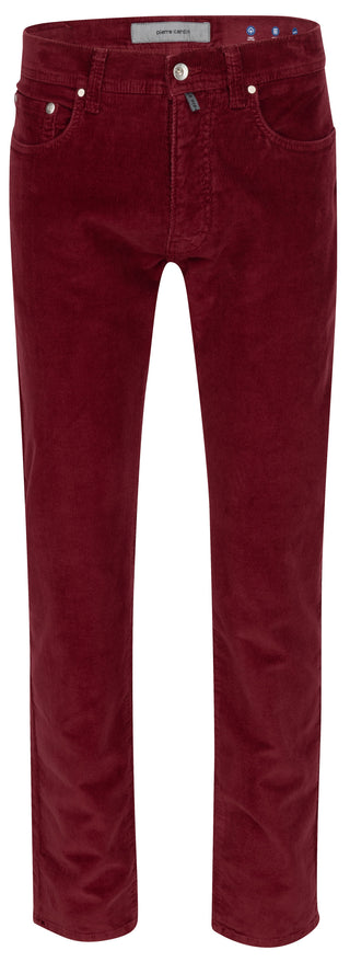 PIERRE CARDIN LYON TAPERED Stoffhose - Crimson Bordeaux Cord - 34540 3006.4307
