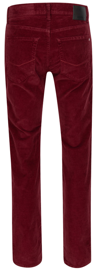 PIERRE CARDIN LYON TAPERED Stoffhose - Crimson Bordeaux Cord - 34540 3006.4307