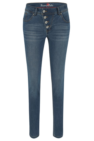 BUENA VISTA MALIBU pierre moyenne 888 B5001 370.2519 - Denim stretch