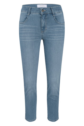 ANGELS JEANS Cici Crop Slit Jeans - Coastal Breeze Blue - 332 345200.3458