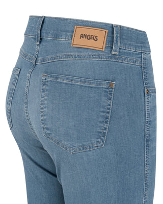 ANGELS JEANS Cici Crop Slit Jeans - Coastal Breeze Blue - 332 345200.3458