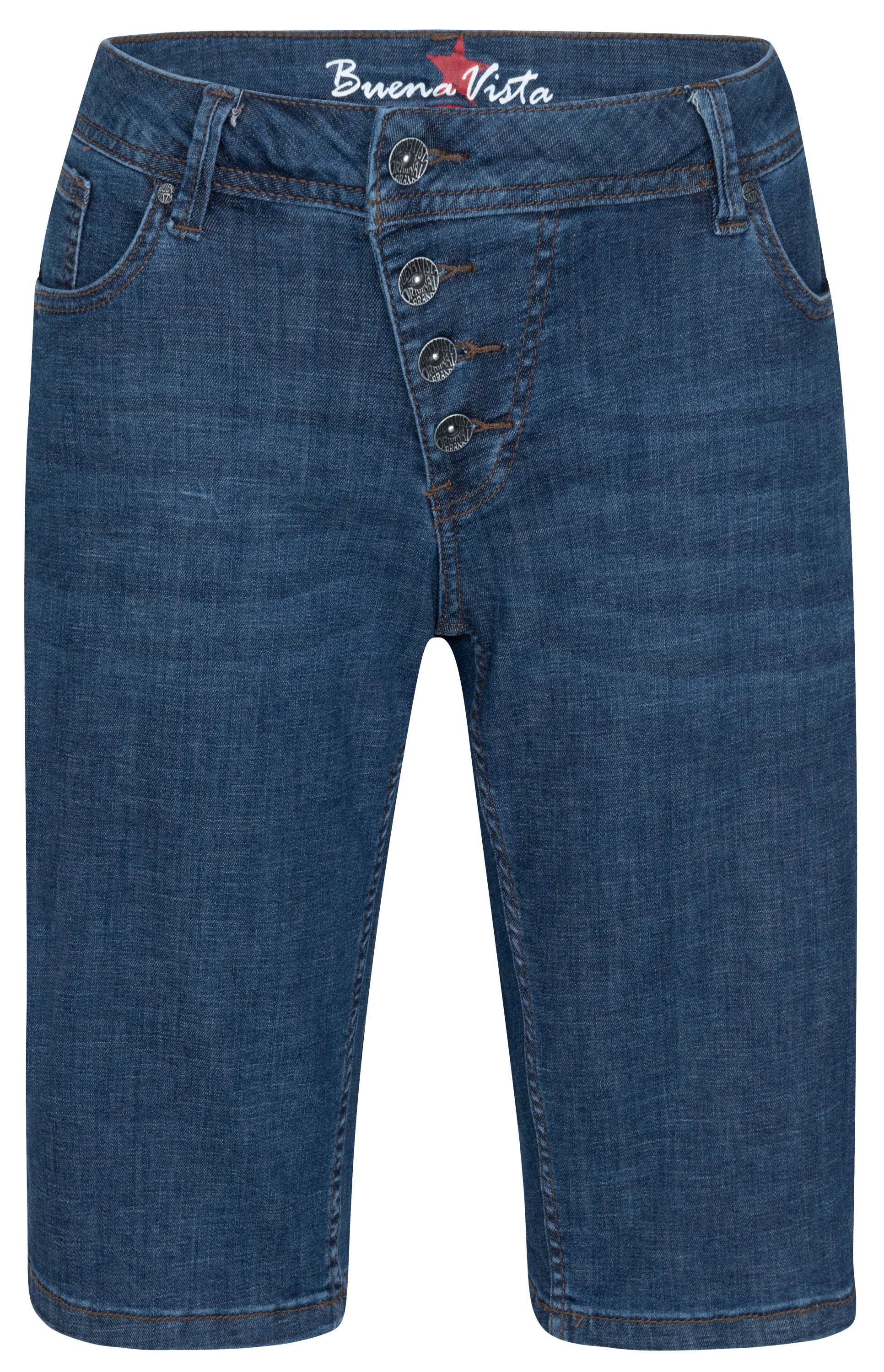 BUENA VISTA Malibu Shorts - Faded Indigo Wave - 2304 B5025 347.5013