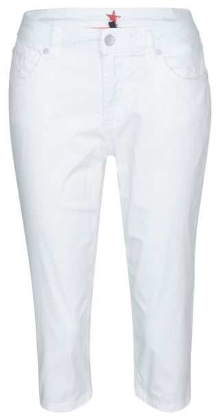 BUENA VISTA Angela Five Pocket - Bright Ivory Denim - 2305 B5824 4003.2495