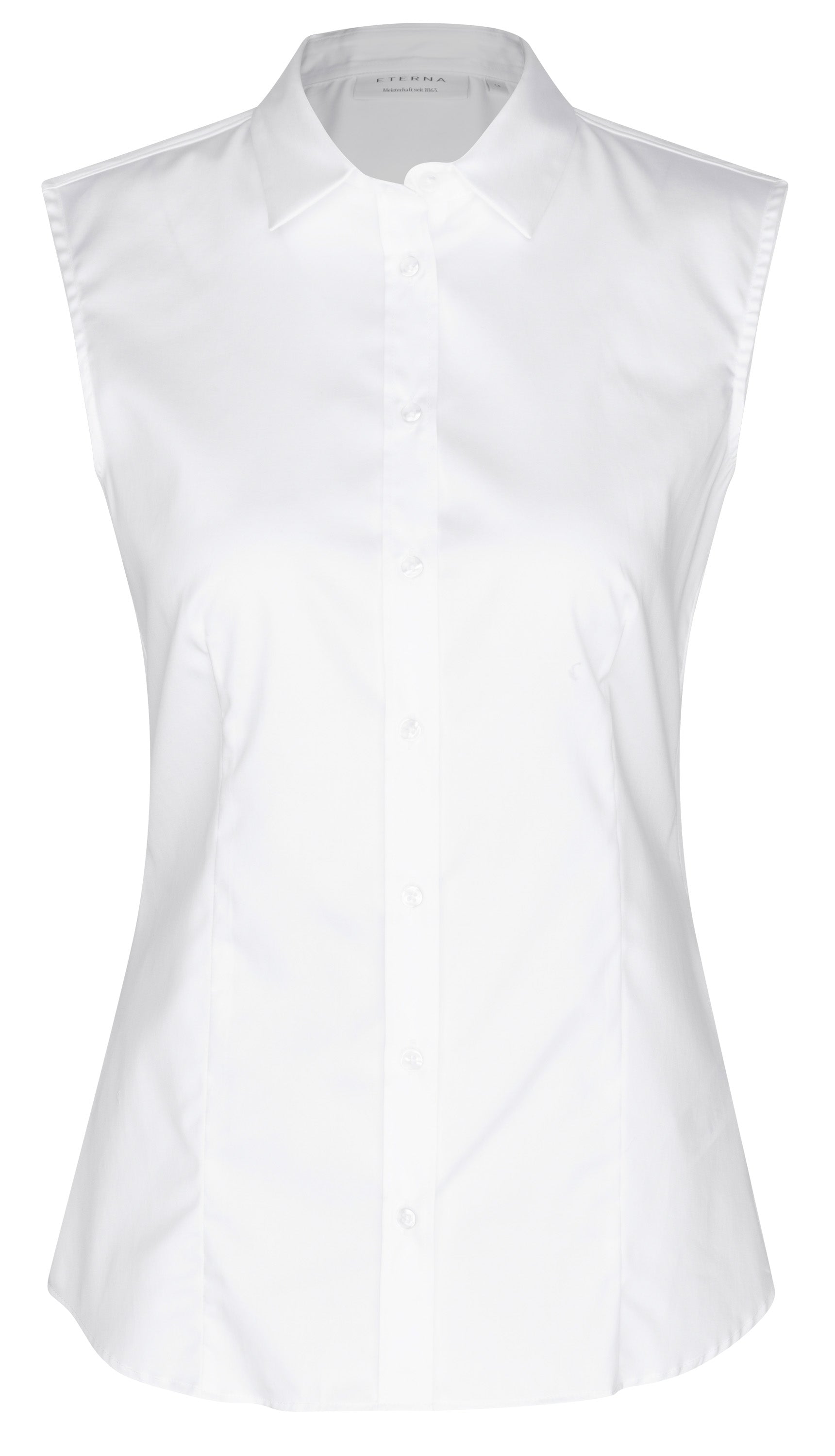 ETERNA CLASSIC FIT ohne Arm Bluse - Moonlit Ivory - 5585-00-A217