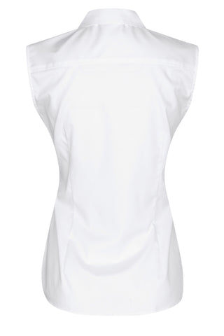 ETERNA CLASSIC FIT ohne Arm Bluse - Moonlit Ivory - 5585-00-A217