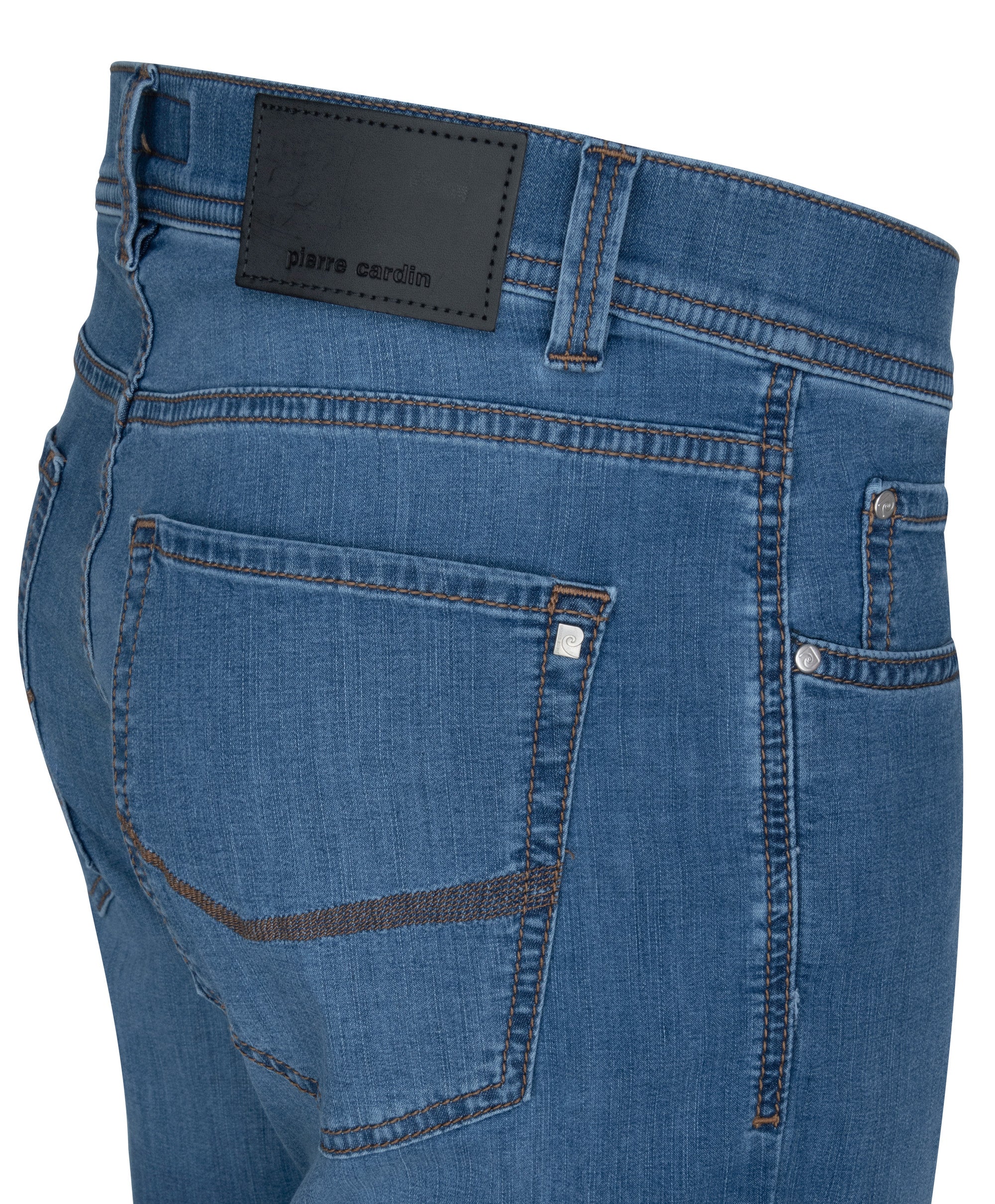 PIERRE CARDIN LYON TAPERED Jeans - Blue Wash Atlas - 34510 7730.6837 von Pierre Cardin