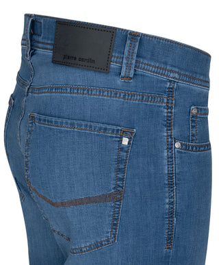 PIERRE CARDIN LYON TAPERED Jeans - Blue Wash Atlas - 34510 7730.6837
