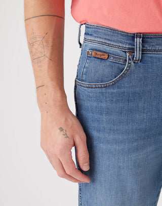 WRANGLER Texas Five-Pocket - Harbor Mist Blue - W121YJ38R