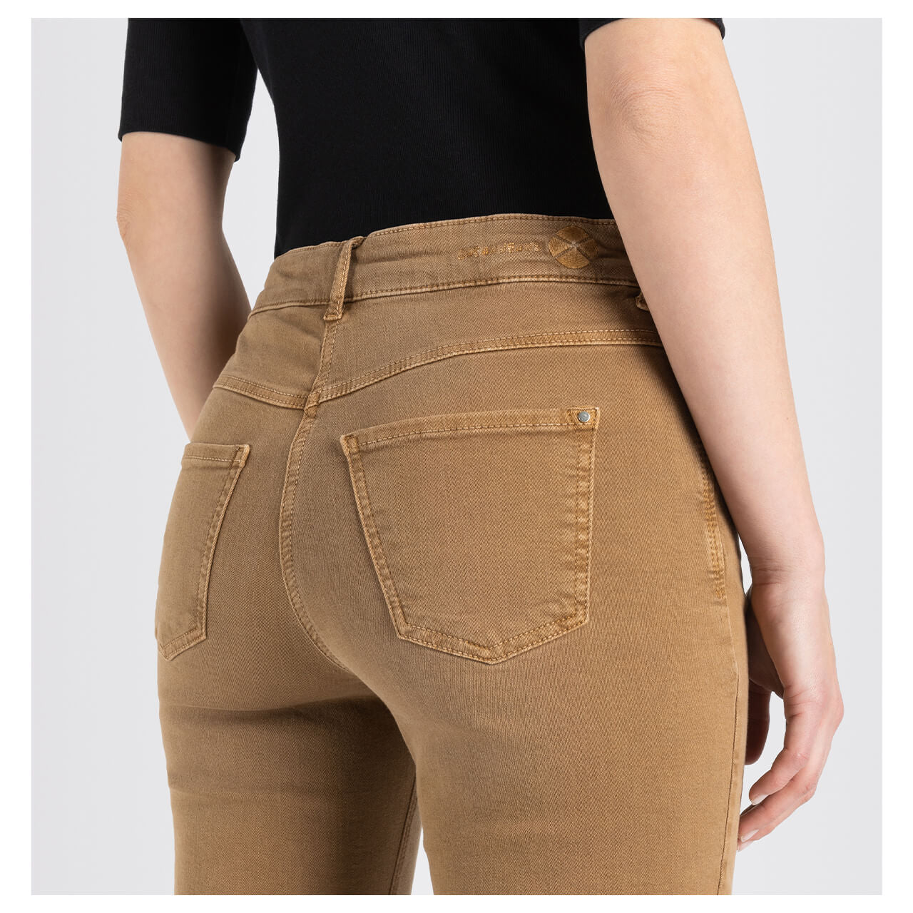 MAC MELANIE Jeans - Toffee Amber Brown - 5040-00-0389-255W von MAC