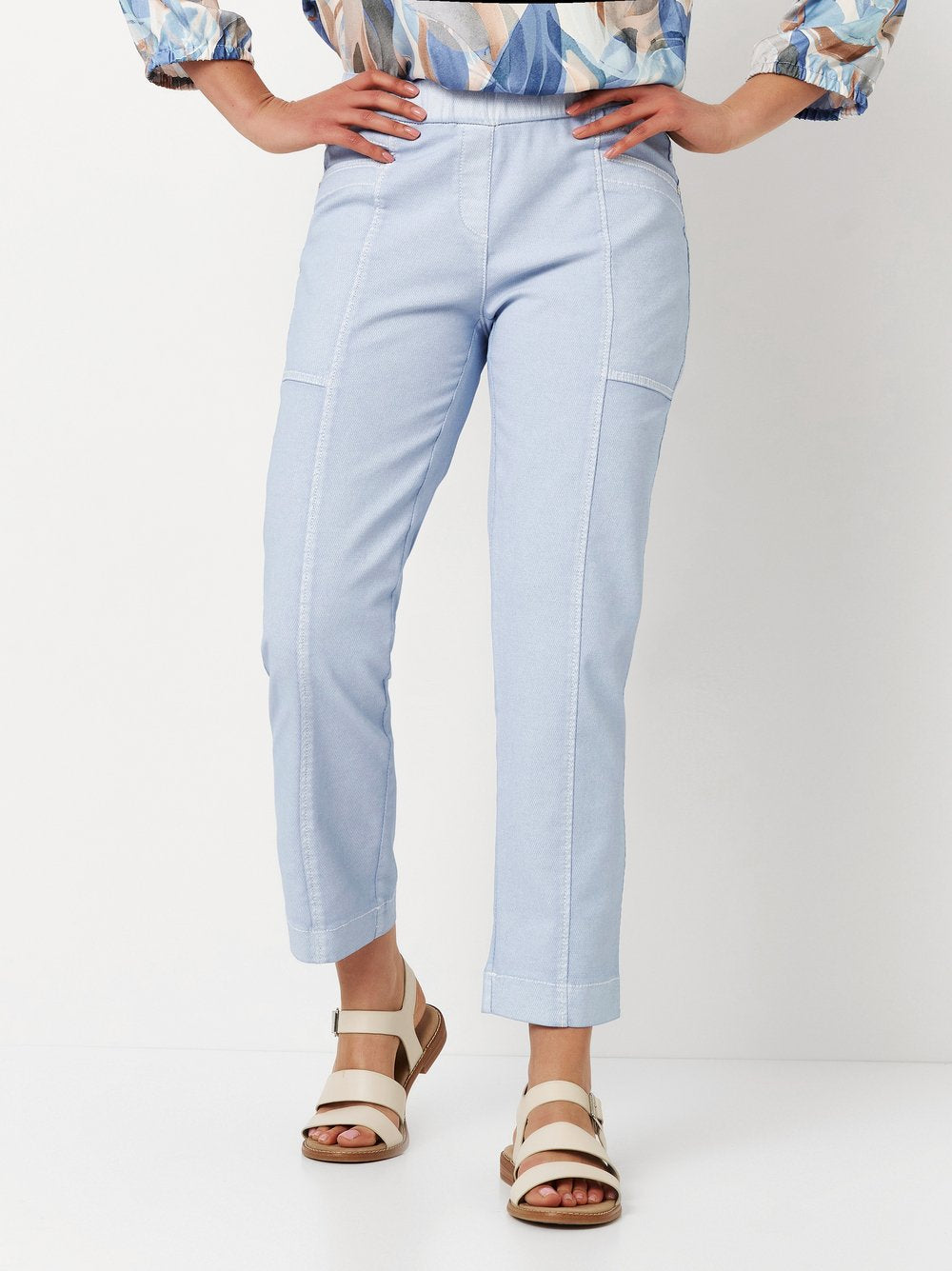 TONI SUE Jogpants 7/8 - Sky Mist Blue - 1-1805-21-27036.051