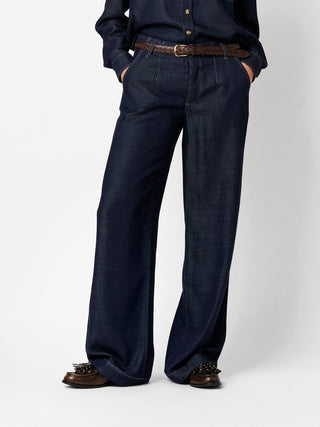 TONI LIV TAILORED Wide Leg Hose - Deep Navy Rinse - 1-1125-27-12048.059
