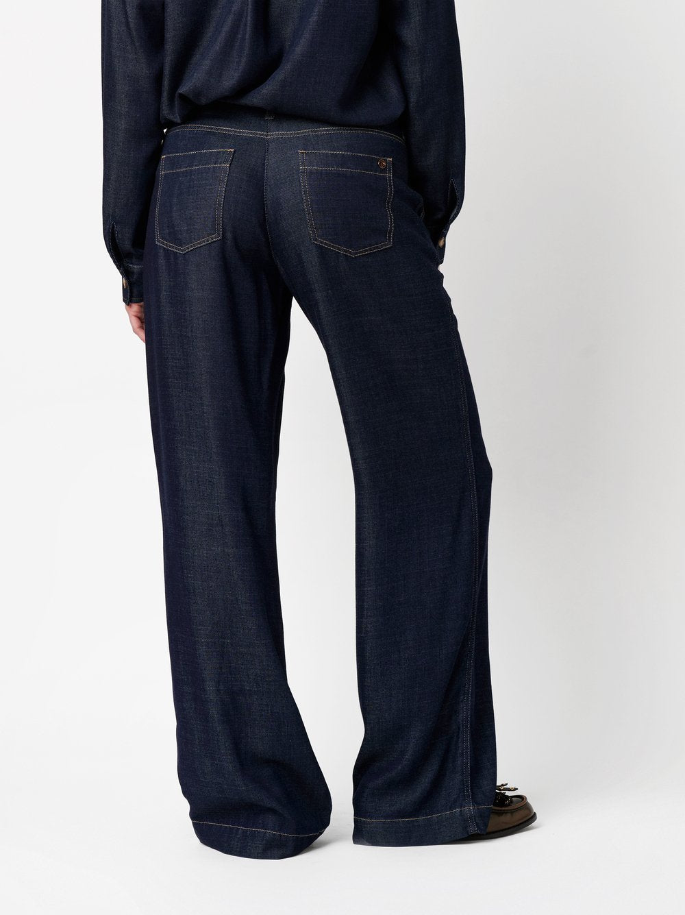 TONI LIV TAILORED Wide Leg Hose - Deep Navy Rinse - 1-1125-27-12048.059 von Toni