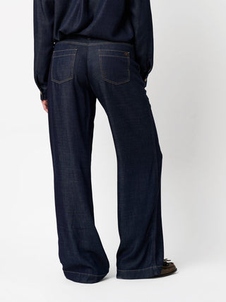 TONI LIV TAILORED Wide Leg Hose - Deep Navy Rinse - 1-1125-27-12048.059