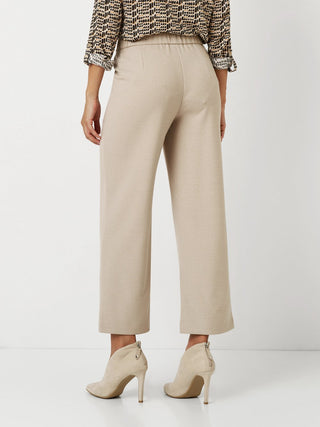 TONI SUE WIDE CHIC 7/8 Stoffhose - Moonmilk Sand - 1-1805-75-41004.070