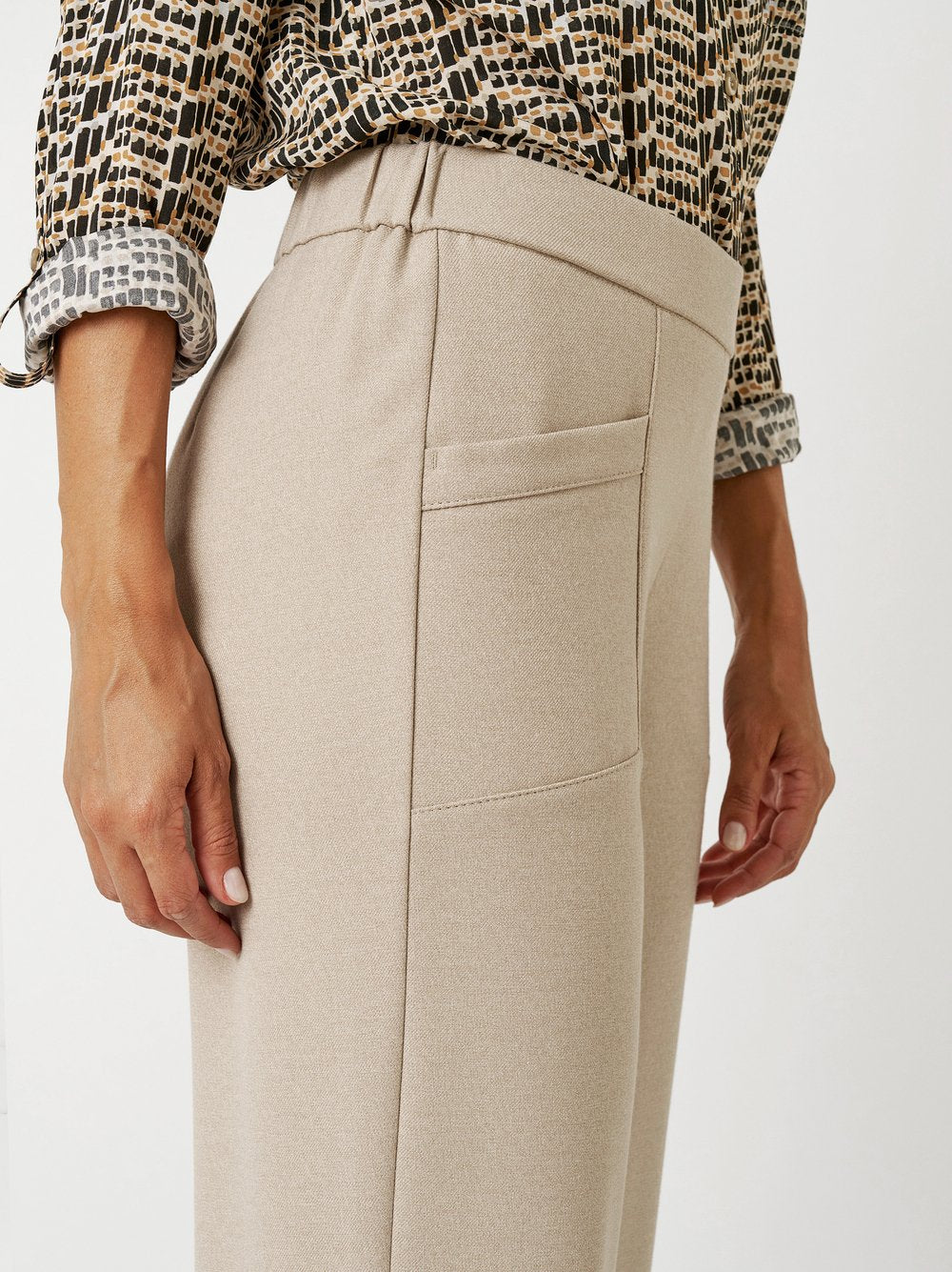 TONI SUE WIDE CHIC 7/8 Stoffhose - Moonmilk Sand - 1-1805-75-41004.070 von Toni