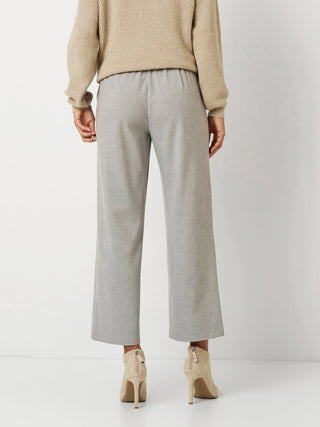 TONI SUE WIDE CHIC 7/8 Stoffhose - Cloud Grey Flannel - 1-1805-75-41004.086