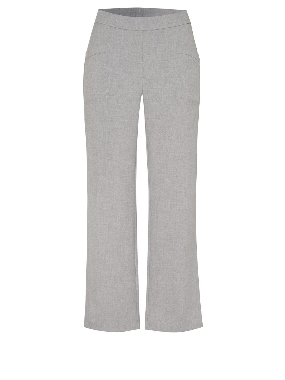 TONI SUE WIDE CHIC 7/8 Stoffhose - Cloud Grey Flannel - 1-1805-75-41004.086
