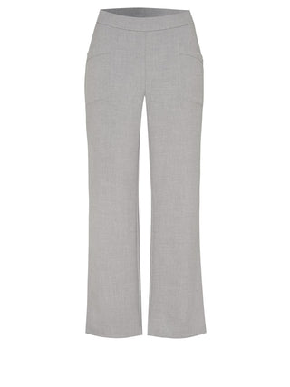 TONI SUE WIDE CHIC 7/8 Stoffhose - Cloud Grey Flannel - 1-1805-75-41004.086