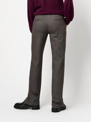 TONI Jenny Wide Leg - Charcoal Tweed Grey - 1-1213-61-68009.086