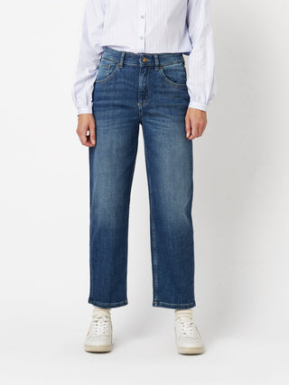 TONI LIV Barrel 7/8 Jeans - Harbor Denim Blue - 1-1125-4-12016.554
