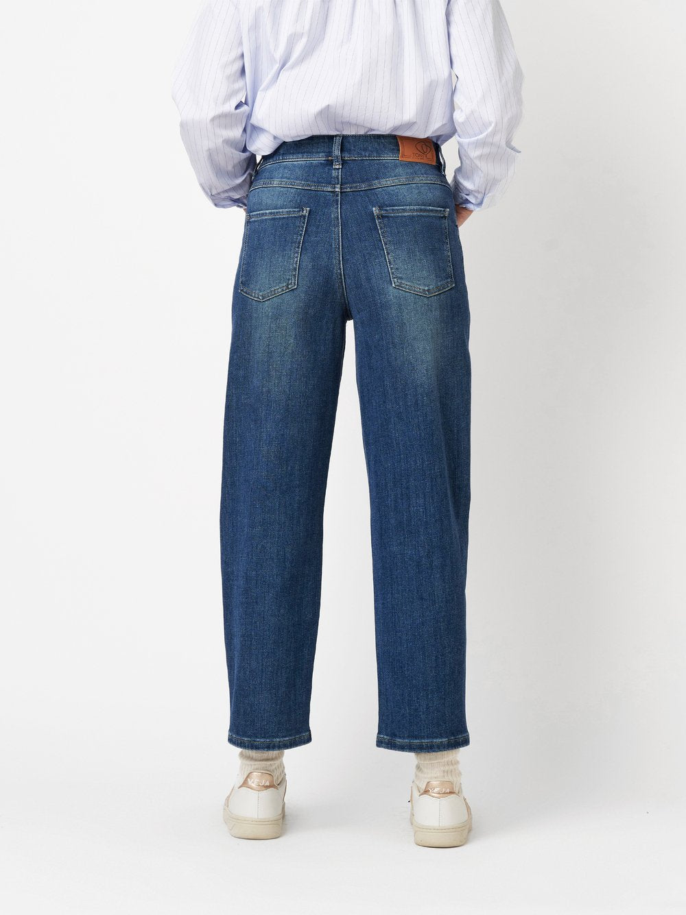 TONI LIV Barrel 7/8 Jeans - Harbor Denim Blue - 1-1125-4-12016.554 von Toni