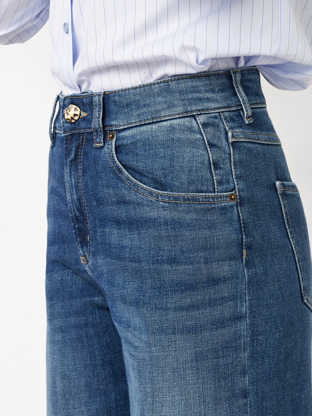 TONI LIV Barrel 7/8 Jeans - Harbor Denim Blue - 1-1125-4-12016.554 von Toni