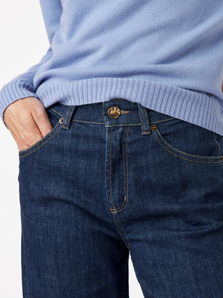 TONI LIV Barrel 7/8-Jeans - Deep Harbor Blue - 1-1125-4-12016.591