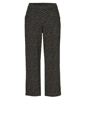TONI SUE WIDE CHIC 7/8 - Herringbone Mocha Black - 1-1805-75-67094.751