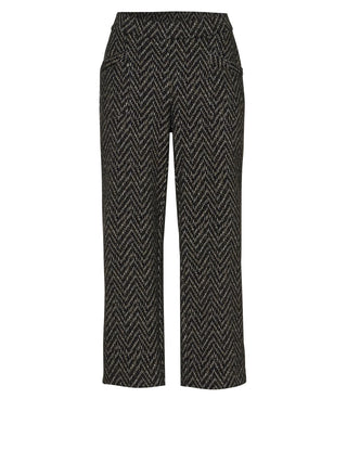 TONI SUE WIDE CHIC 7/8 - Herringbone Mocha Black - 1-1805-75-67094.751