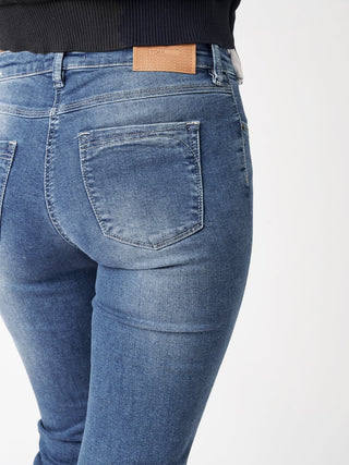 TONI PERFECT SHAPE Slim-Jeans - Ocean Mist Wash - 1-1106-65-12042.534