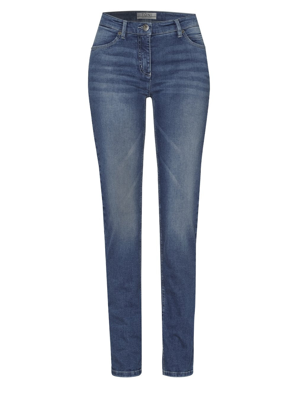 TONI PERFECT SHAPE Slim-Jeans - Ocean Mist Wash - 1-1106-65-12042.534