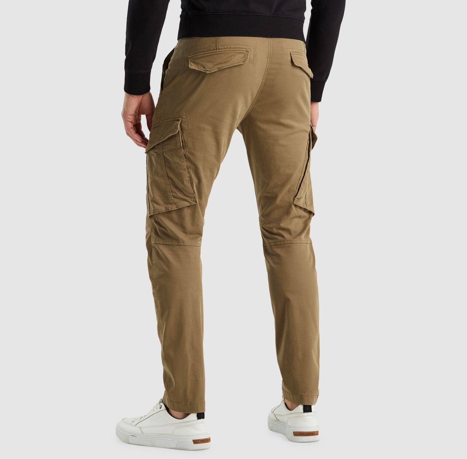 PME LEGEND NORDROP Cargo Stretch Twill - Amber Olive - PTR2408602-7148