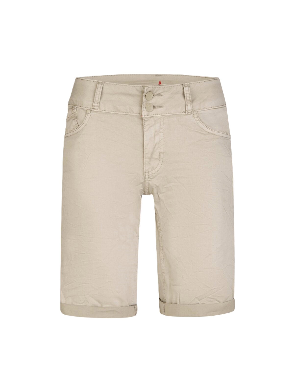 BUENA VISTA Tummyless Shorts - Sand Linen Beige - 888 B5777 4003.8519