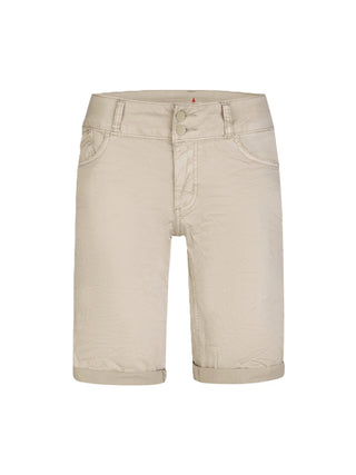 BUENA VISTA Tummyless Shorts - Sand Linen Beige - 888 B5777 4003.8519