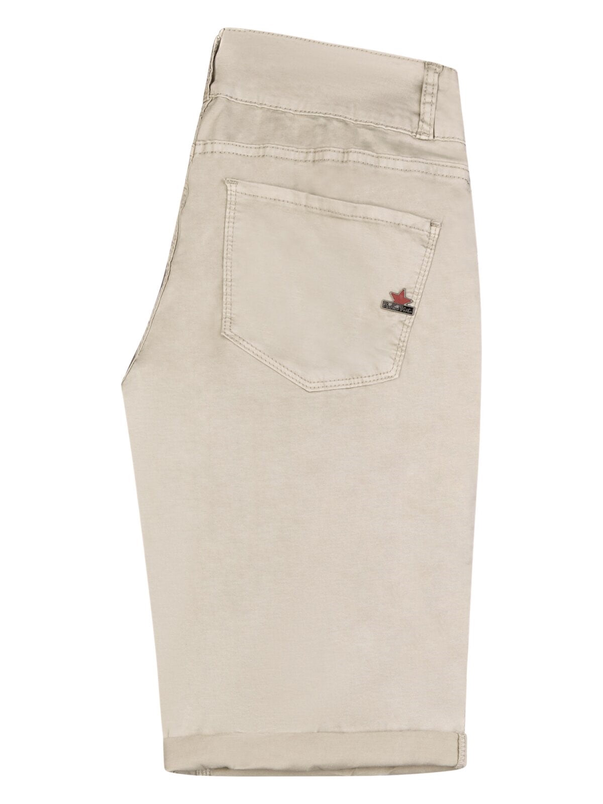 BUENA VISTA Tummyless Shorts - Sand Linen Beige - 888 B5777 4003.8519