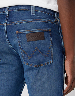 WRANGLER GREENSBORO Straight Jeans - Coastal Denim Blue - 112341412