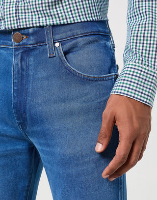 WRANGLER Larston Jeans - Ocean Harbor Blue - 112350841
