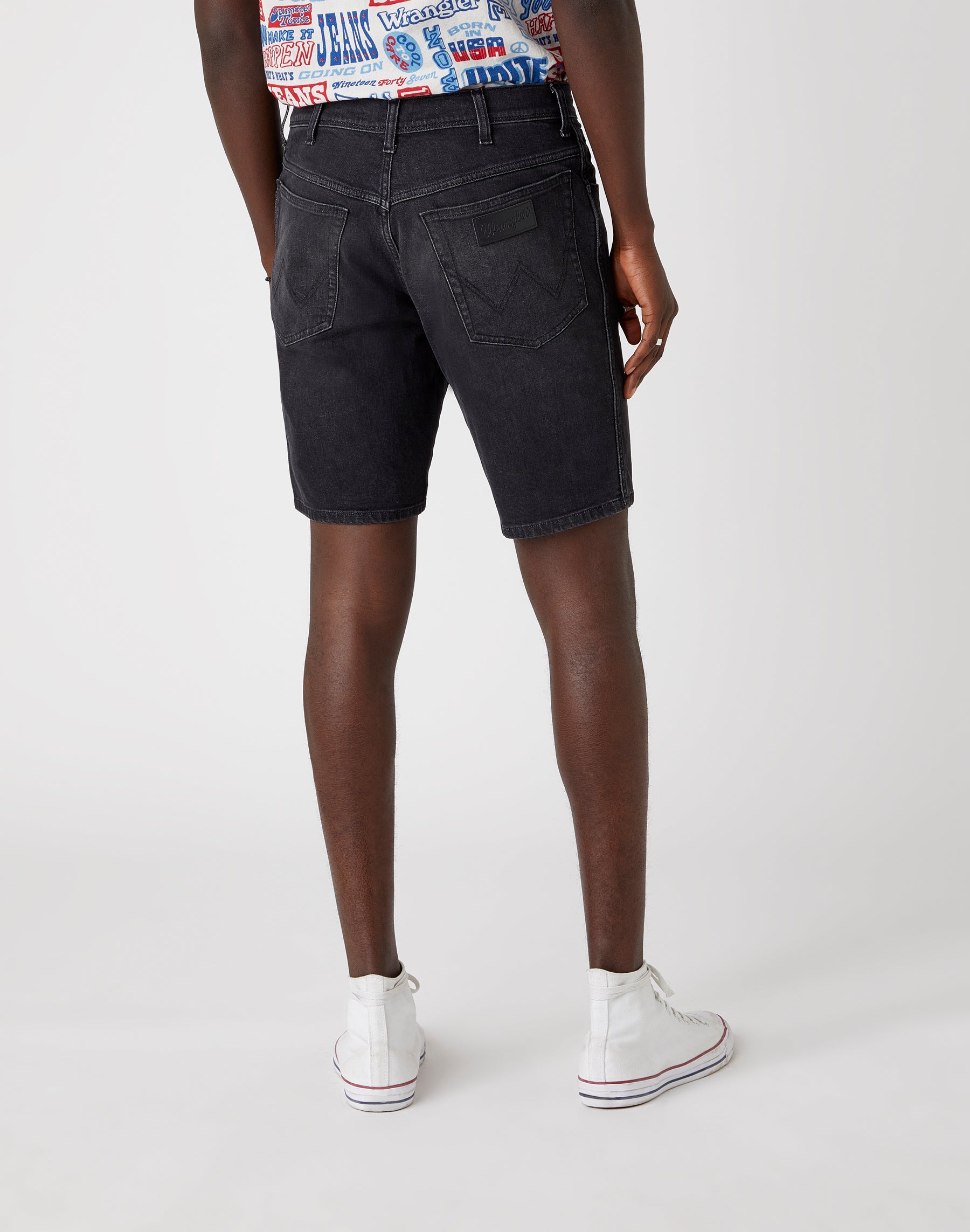 WRANGLER Texas Shorts - Midnight Stone Black - W11CHT120