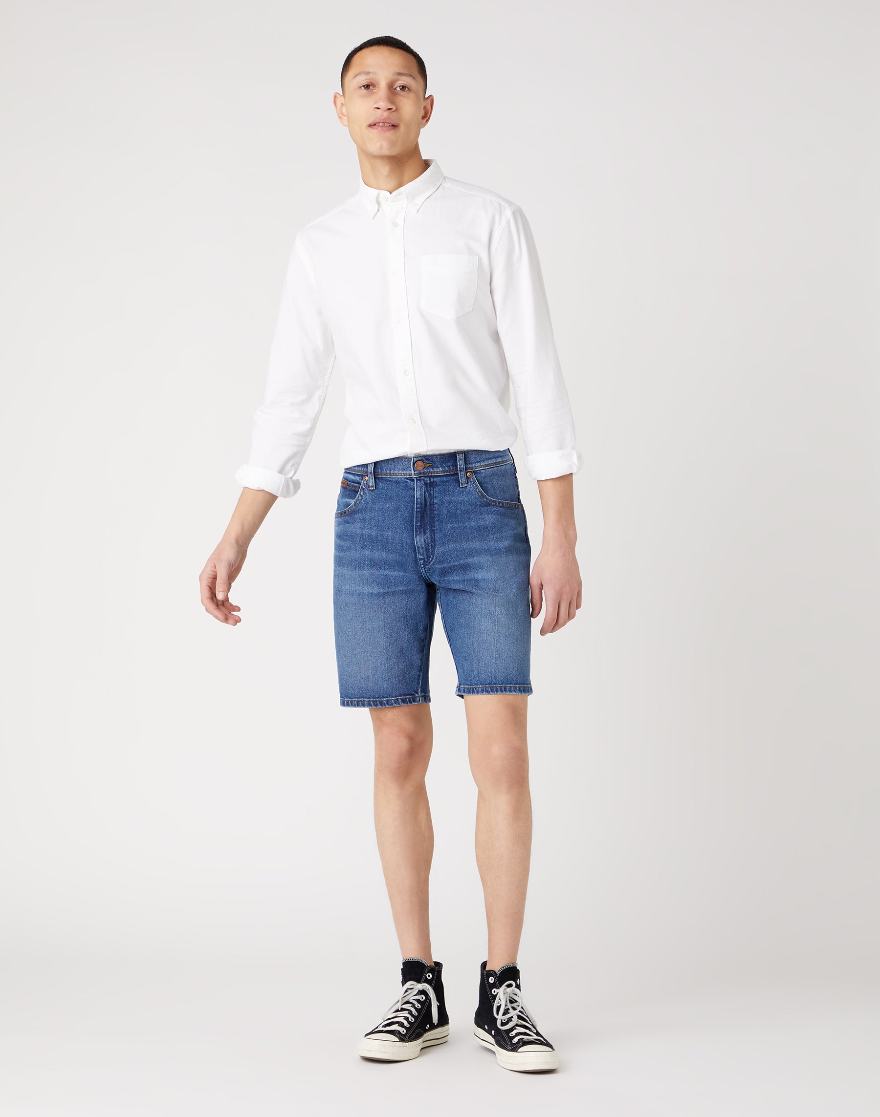 WRANGLER Texas the ace Shorts - Indigo Sunset - W11CU542Q von Wrangler