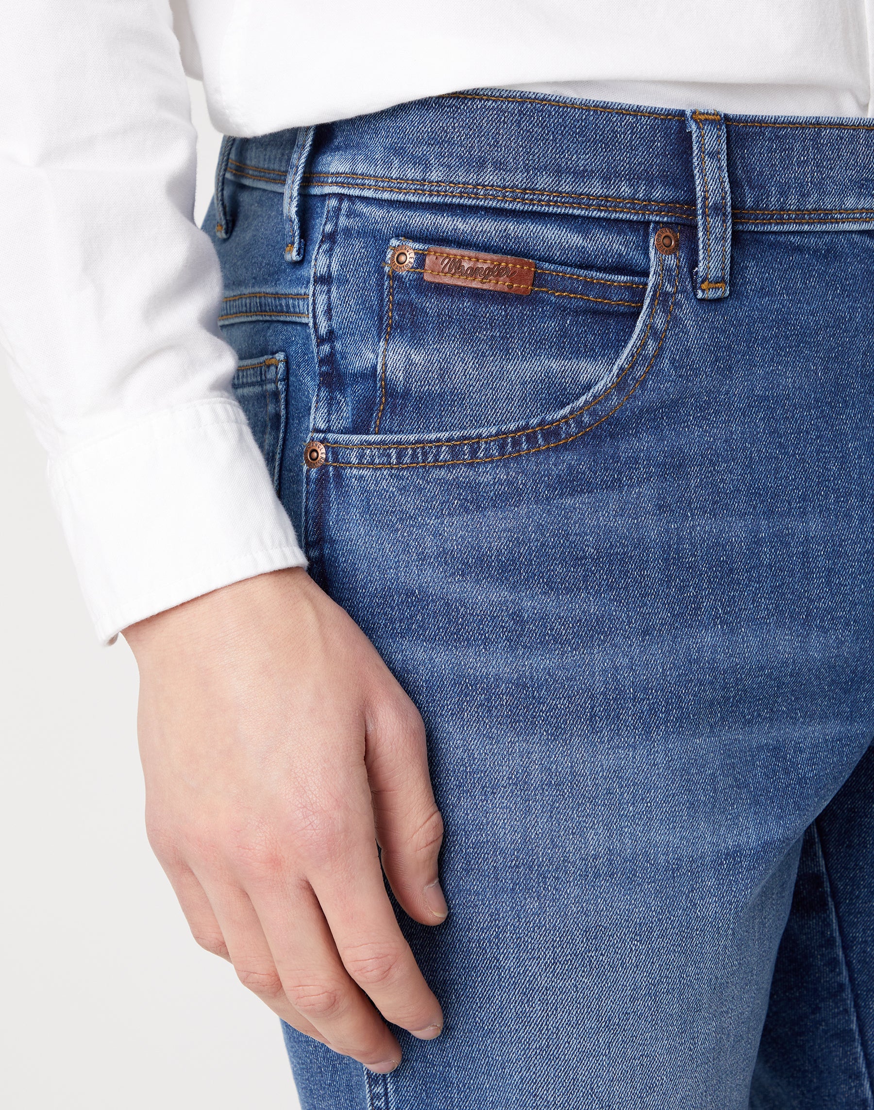 WRANGLER Texas the ace Shorts - Indigo Sunset - W11CU542Q von Wrangler