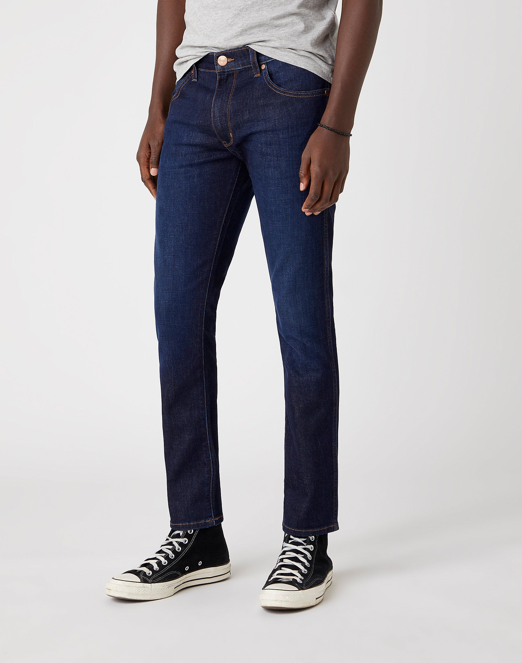 WRANGLER Texas Slim Jeans - Deep Midnight Blue - W12SAO990