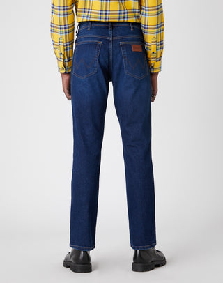 WRANGLER Texas Slim straight shot - Midnight Indigo Wash - W12SU5229