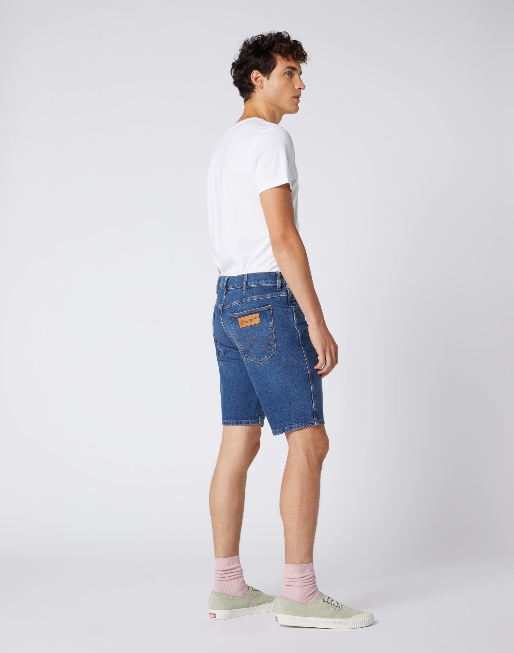 WRANGLER Shorts - Coastal Indigo Denim - W14CM493M von Wrangler